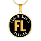 Heart In Florida - 18k Gold Finished Luxury Necklace