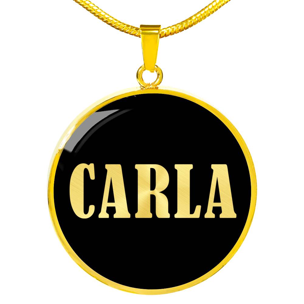 Carla v02 - 18k Gold Finished Luxury Necklace