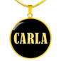 Carla v02 - 18k Gold Finished Luxury Necklace