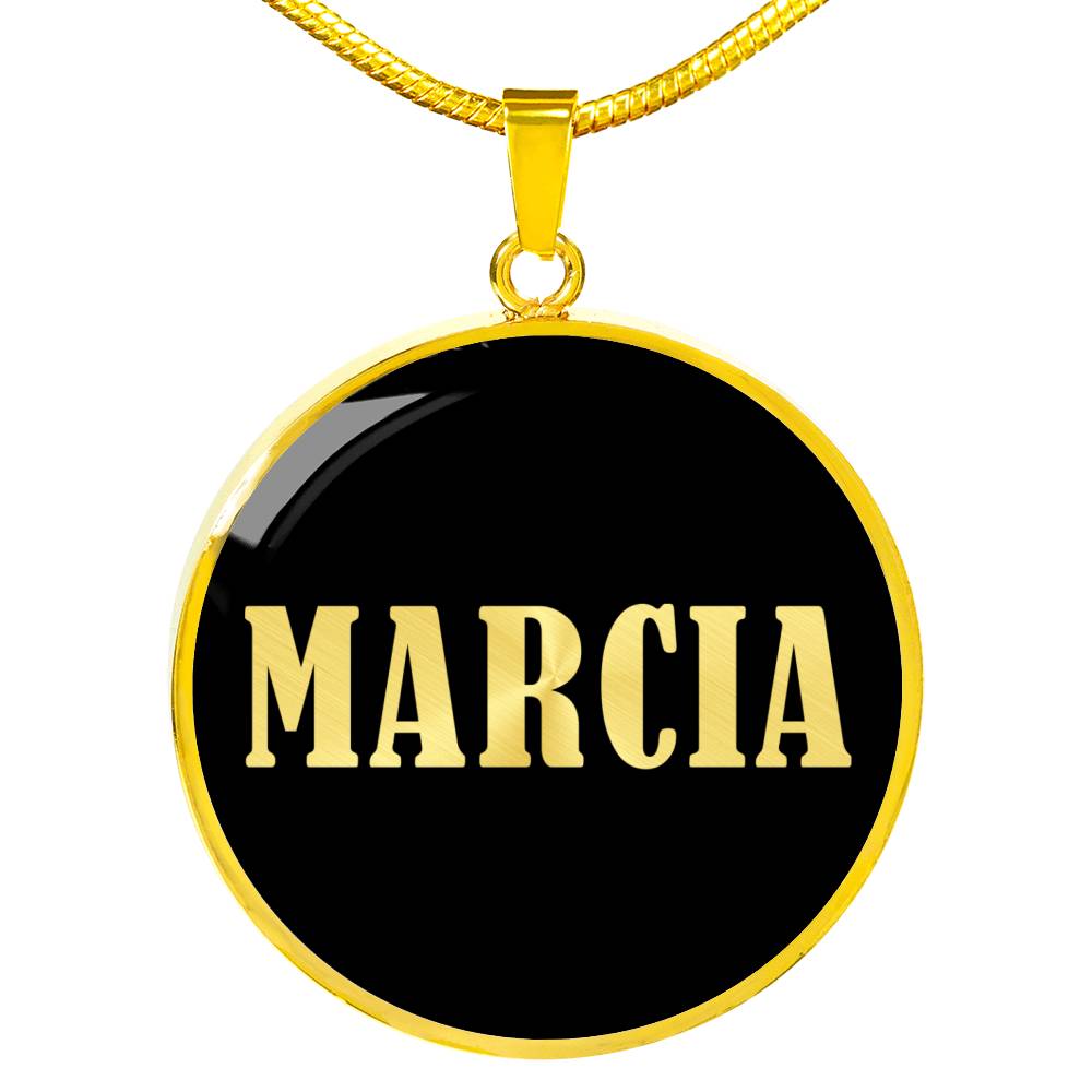 Marcia v02 - 18k Gold Finished Luxury Necklace