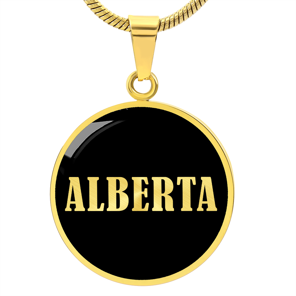 Alberta v02 - 18k Gold Finished Luxury Necklace