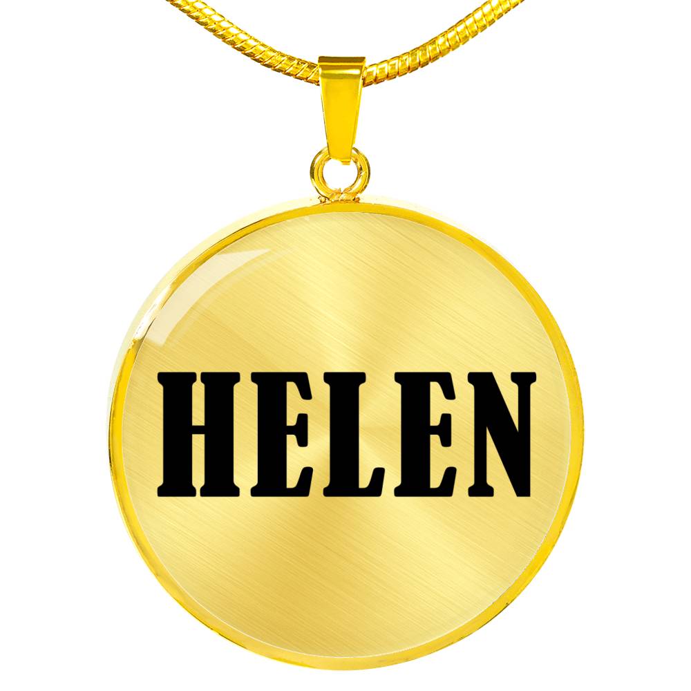 Helen v01 - 18k Gold Finished Luxury Necklace