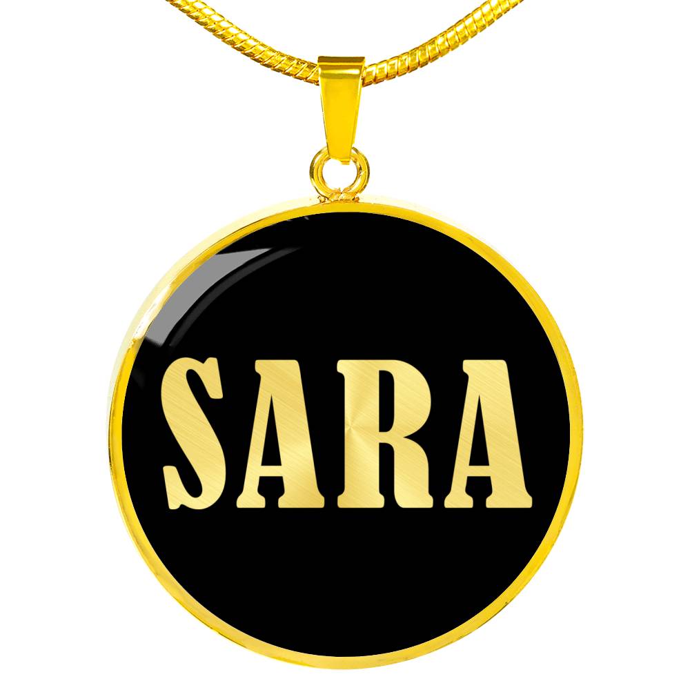 Sara v02 - 18k Gold Finished Luxury Necklace