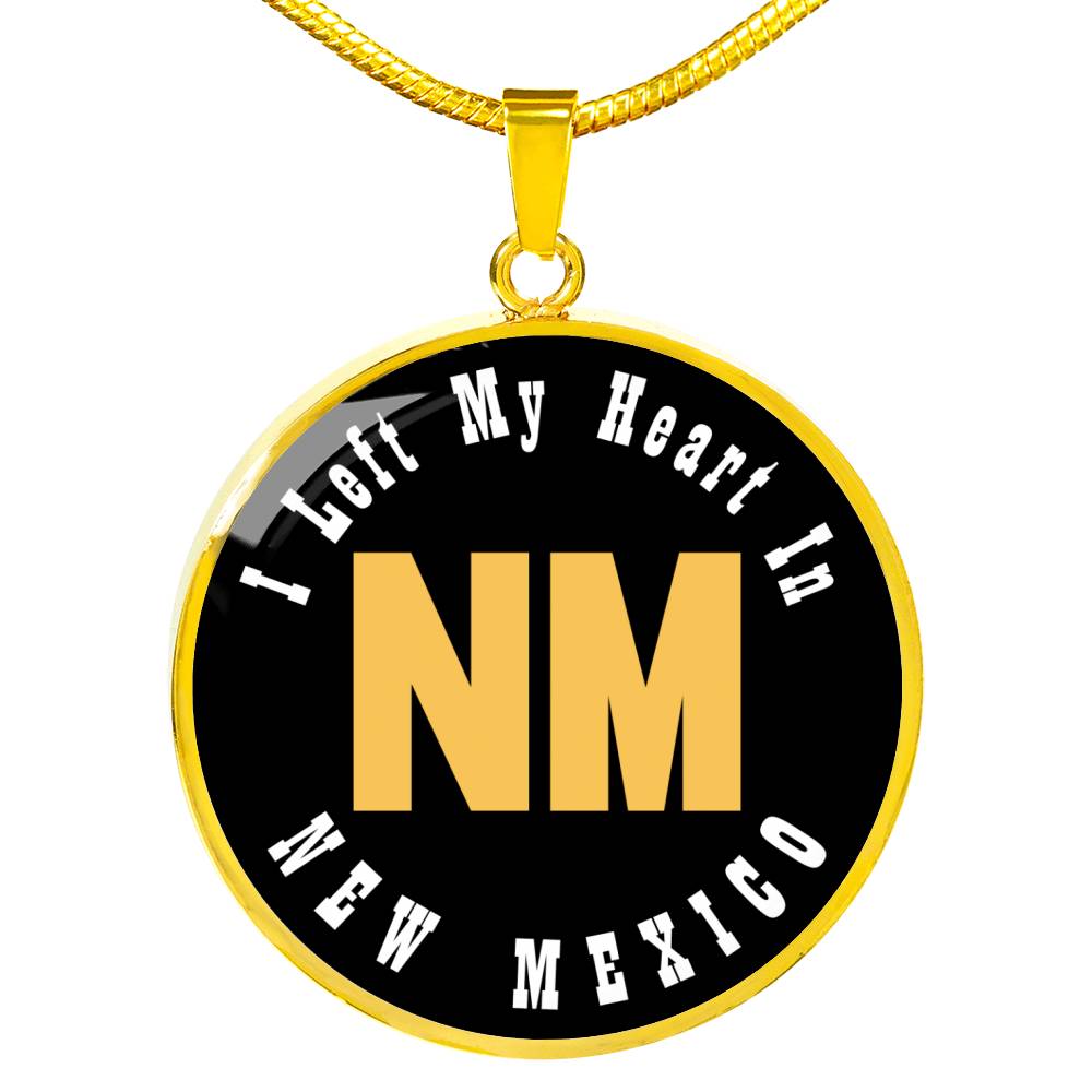 Heart In New Mexico - 18k Gold Finished Luxury Necklace