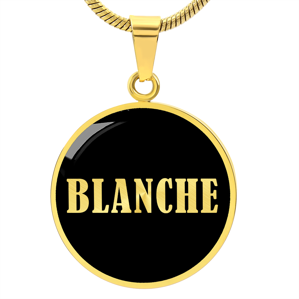 Blanche v02 - 18k Gold Finished Luxury Necklace