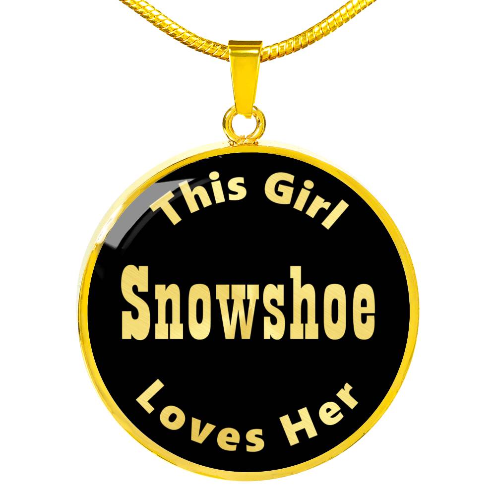 Snowshoe v2 - 18k Gold Finished Luxury Necklace