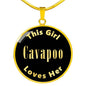 Cavapoo v2 - 18k Gold Finished Luxury Necklace