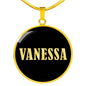Vanessa v02 - 18k Gold Finished Luxury Necklace