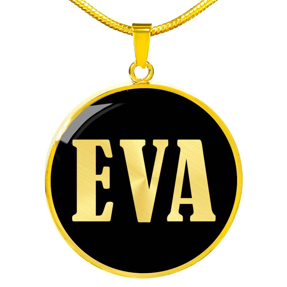 Eva v02 - 18k Gold Finished Luxury Necklace
