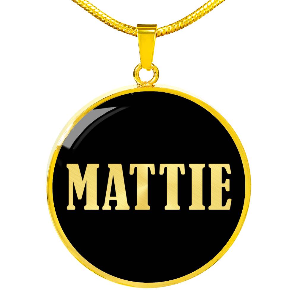 Mattie v02 - 18k Gold Finished Luxury Necklace