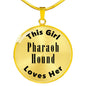 Pharaoh Hound - 18k Gold Finished Luxury Necklace