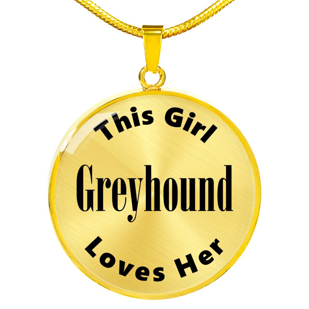 Greyhound - 18k Gold Finished Luxury Necklace