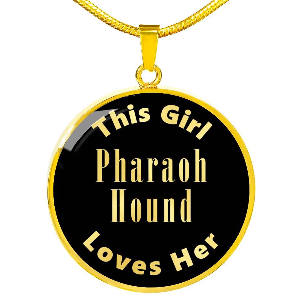 Pharaoh Hound v2 - 18k Gold Finished Luxury Necklace