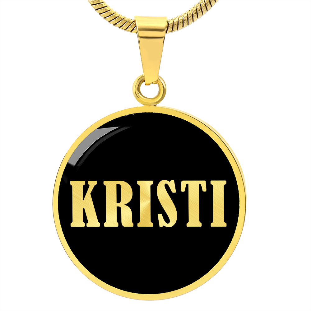 Kristi v02 - 18k Gold Finished Luxury Necklace