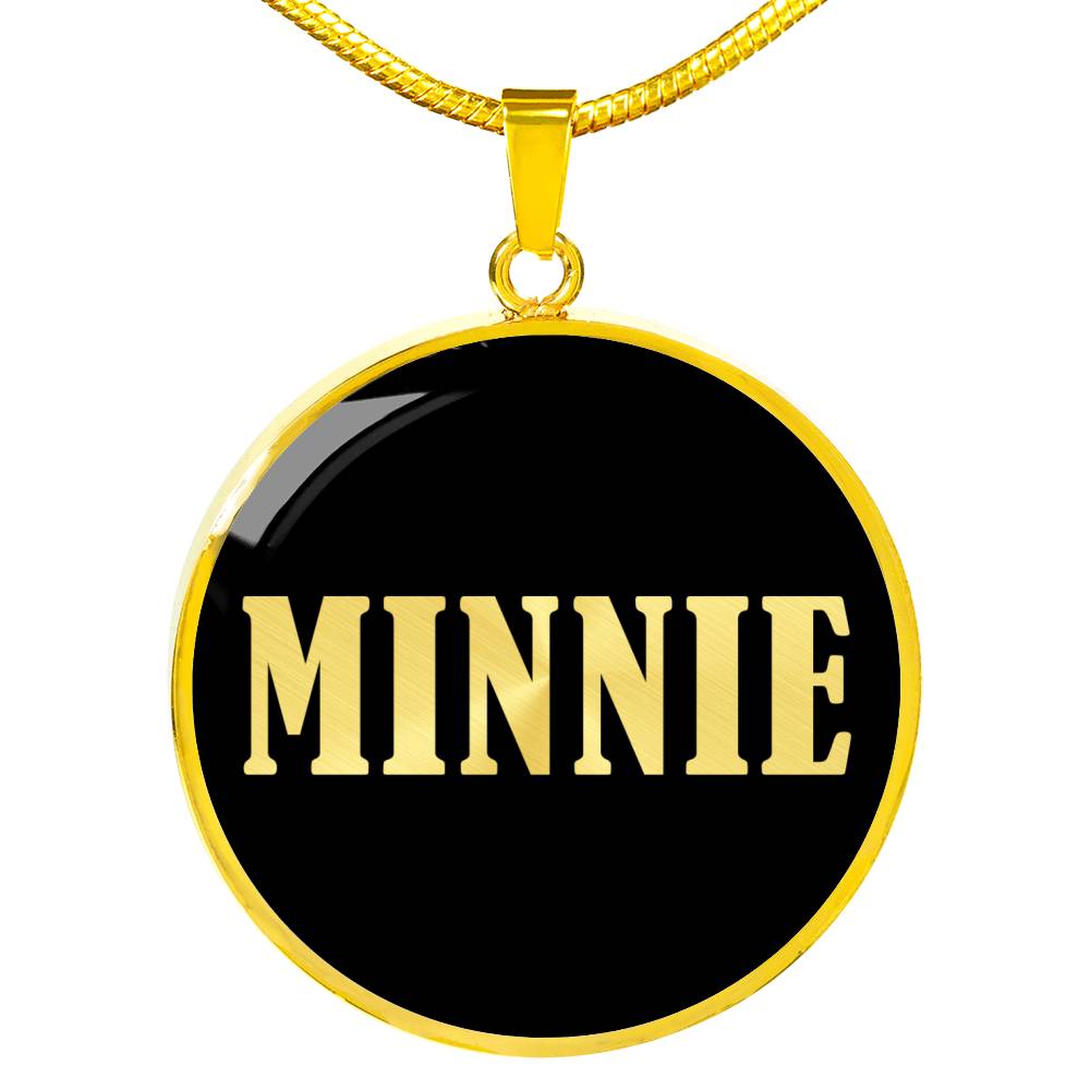 Minnie v02 - 18k Gold Finished Luxury Necklace