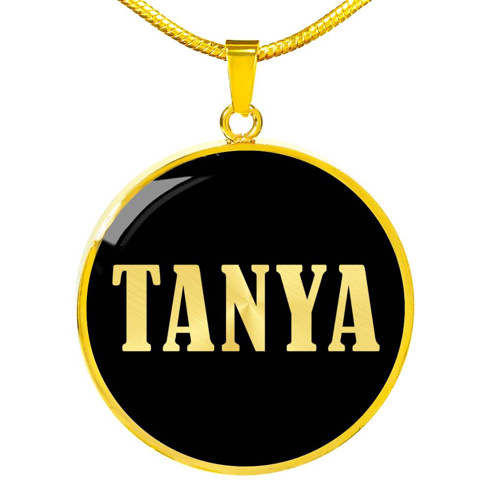 Tanya v02 - 18k Gold Finished Luxury Necklace