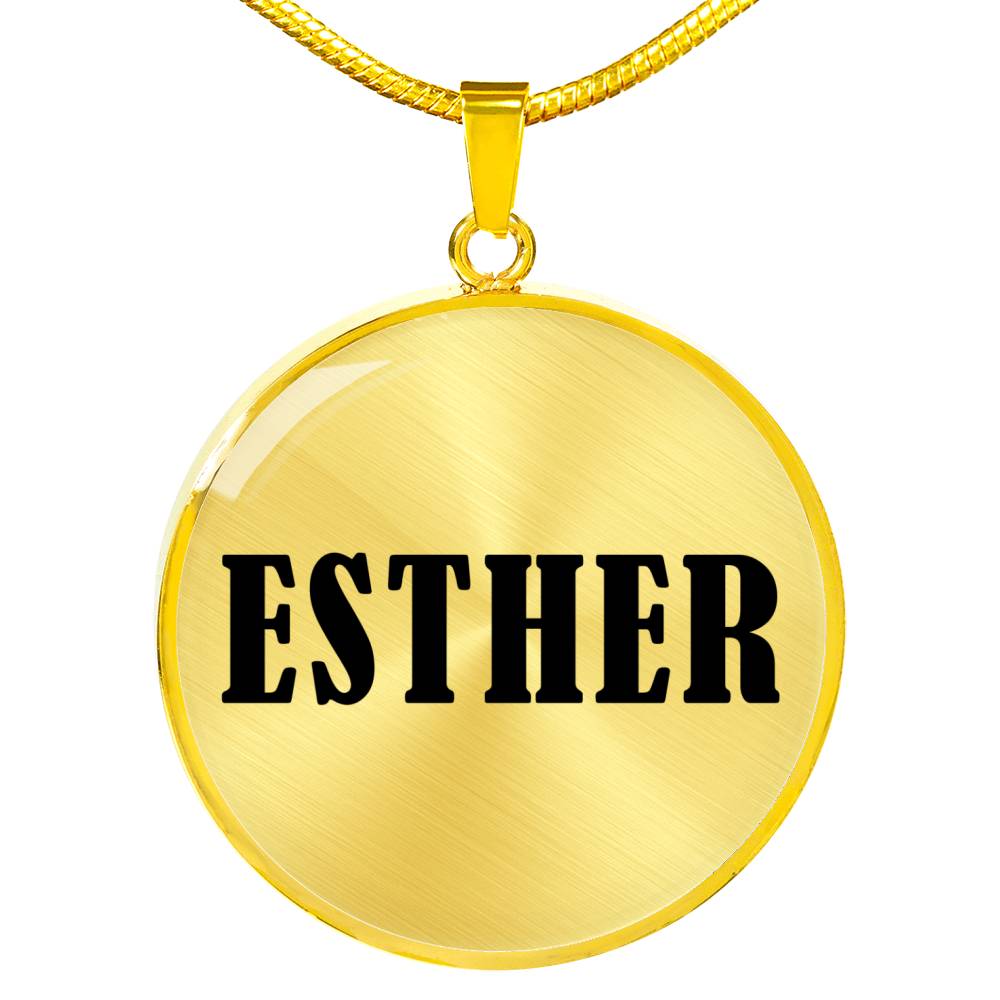 Esther v01 - 18k Gold Finished Luxury Necklace