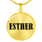 Esther v01 - 18k Gold Finished Luxury Necklace