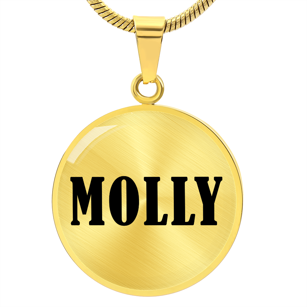 Molly v01 - 18k Gold Finished Luxury Necklace