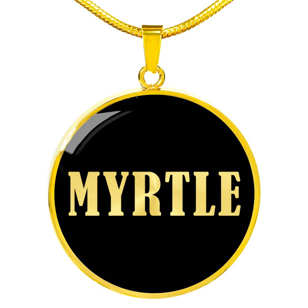 Myrtle v02 - 18k Gold Finished Luxury Necklace