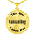 Canaan Dog - 18k Gold Finished Luxury Necklace