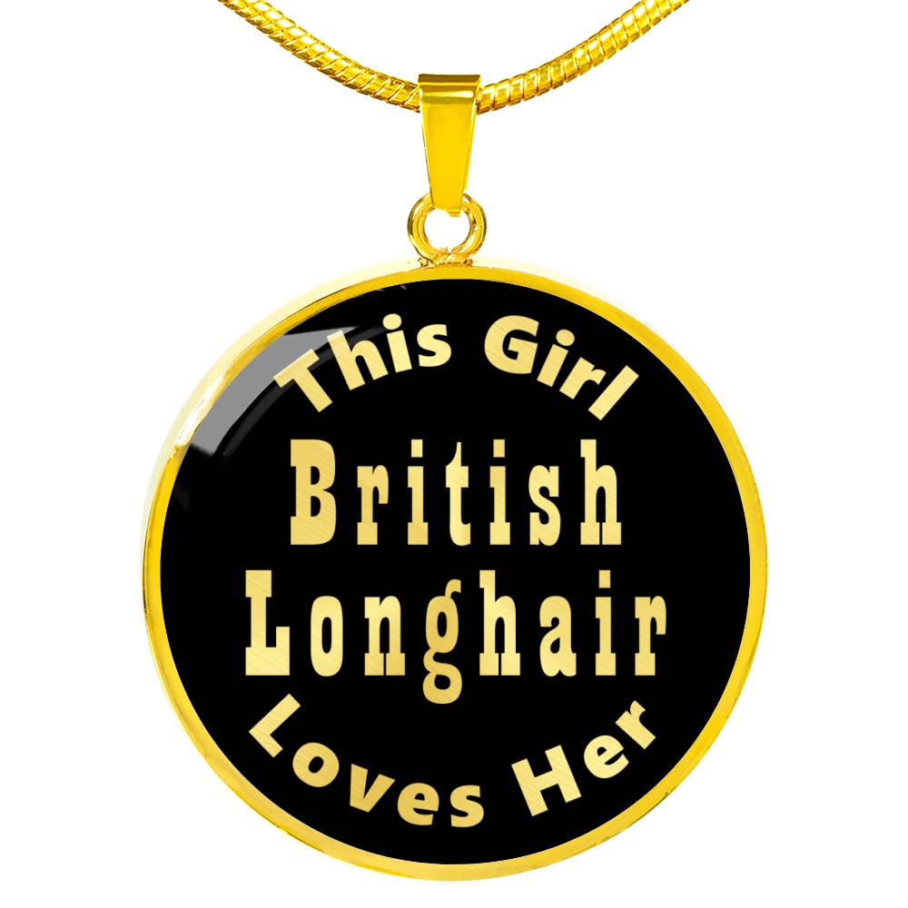 British Longhair v2 - 18k Gold Finished Luxury Necklace