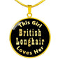 British Longhair v2 - 18k Gold Finished Luxury Necklace