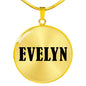 Evelyn v01 - 18k Gold Finished Luxury Necklace