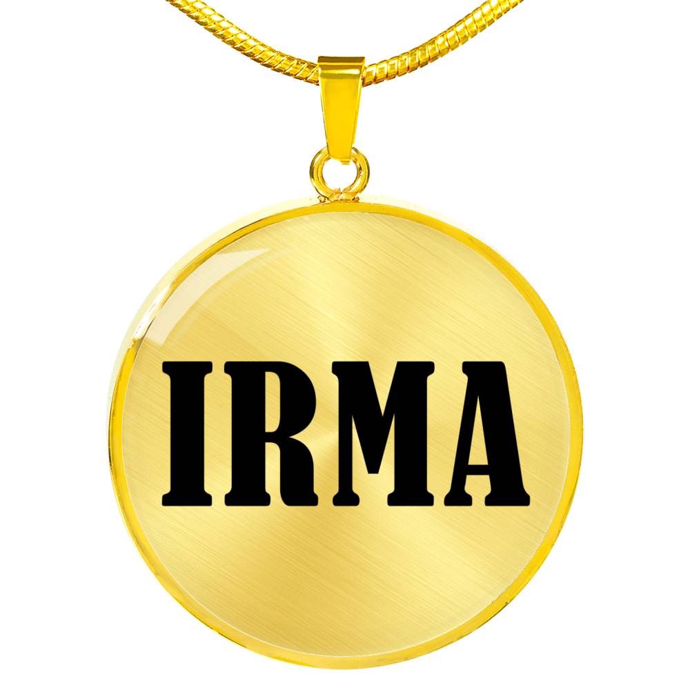 Irma v01 - 18k Gold Finished Luxury Necklace