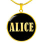 Alice v02 - 18k Gold Finished Luxury Necklace