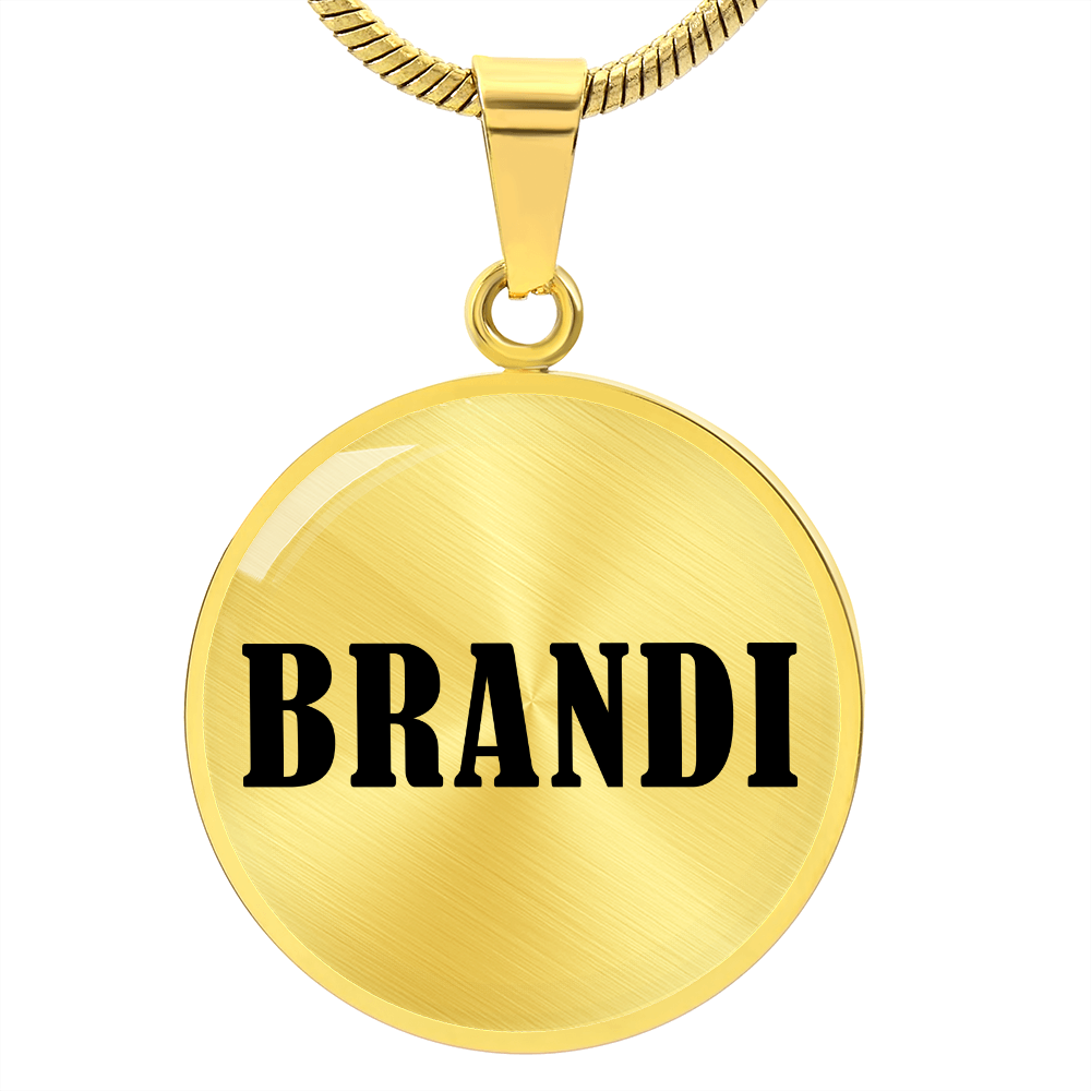 Brandi v01 - 18k Gold Finished Luxury Necklace