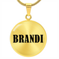 Brandi v01 - 18k Gold Finished Luxury Necklace