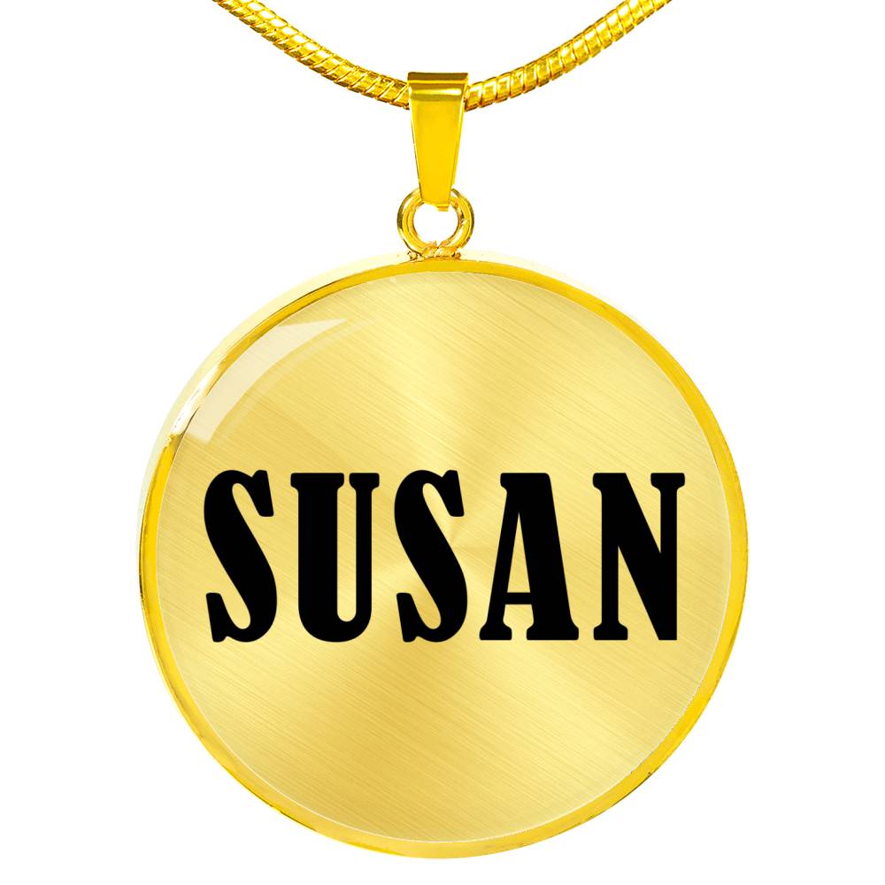 Susan v01 - 18k Gold Finished Luxury Necklace