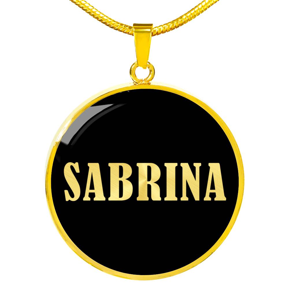 Sabrina v02 - 18k Gold Finished Luxury Necklace