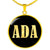 Ada v02 - 18k Gold Finished Luxury Necklace