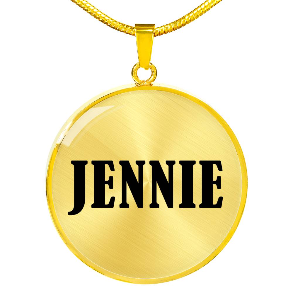 Jennie v01 - 18k Gold Finished Luxury Necklace