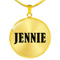 Jennie v01 - 18k Gold Finished Luxury Necklace