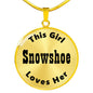 Snowshoe - 18k Gold Finished Luxury Necklace