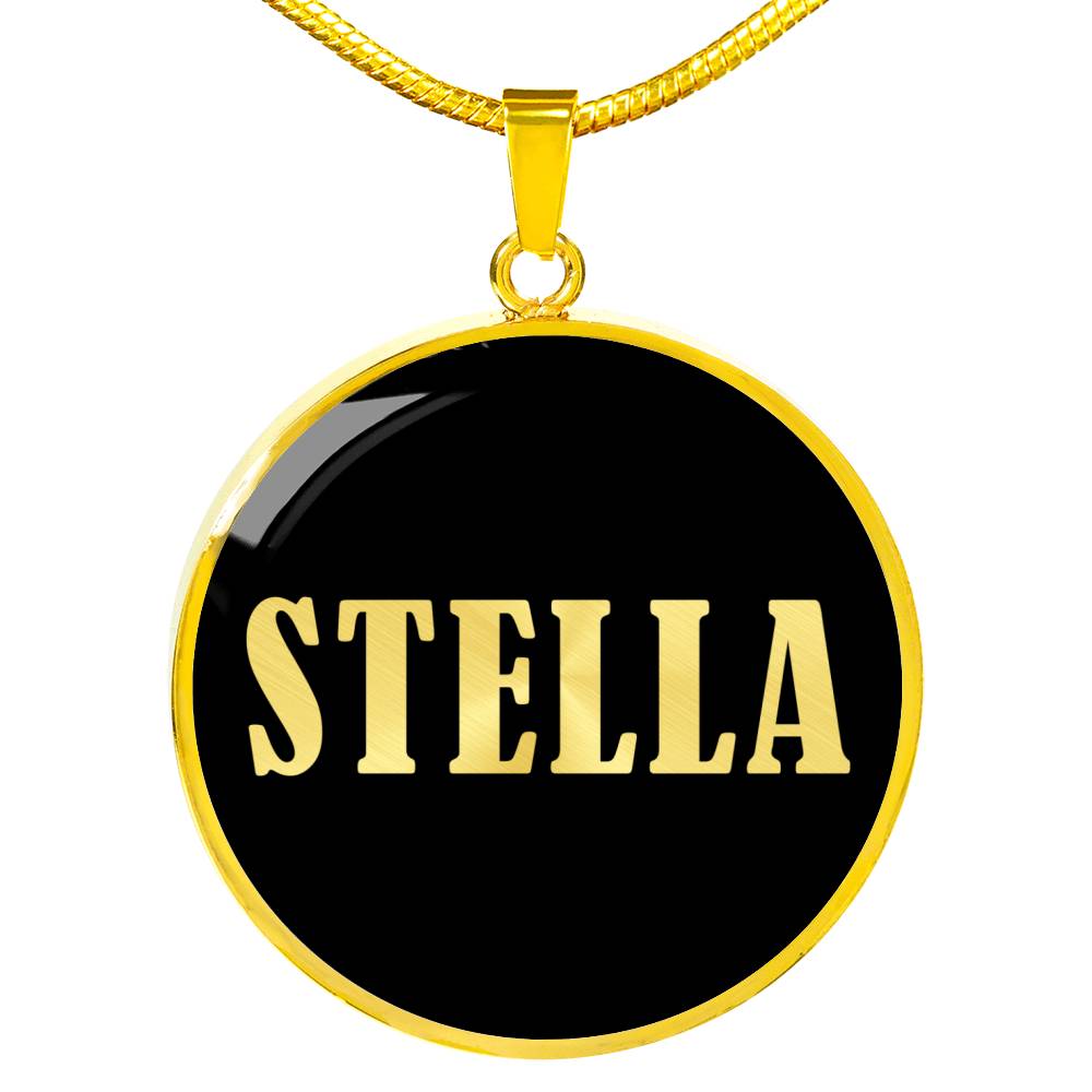 Stella v02 - 18k Gold Finished Luxury Necklace