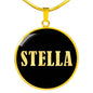 Stella v02 - 18k Gold Finished Luxury Necklace