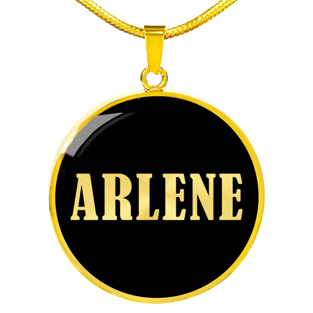 Arlene v02 - 18k Gold Finished Luxury Necklace