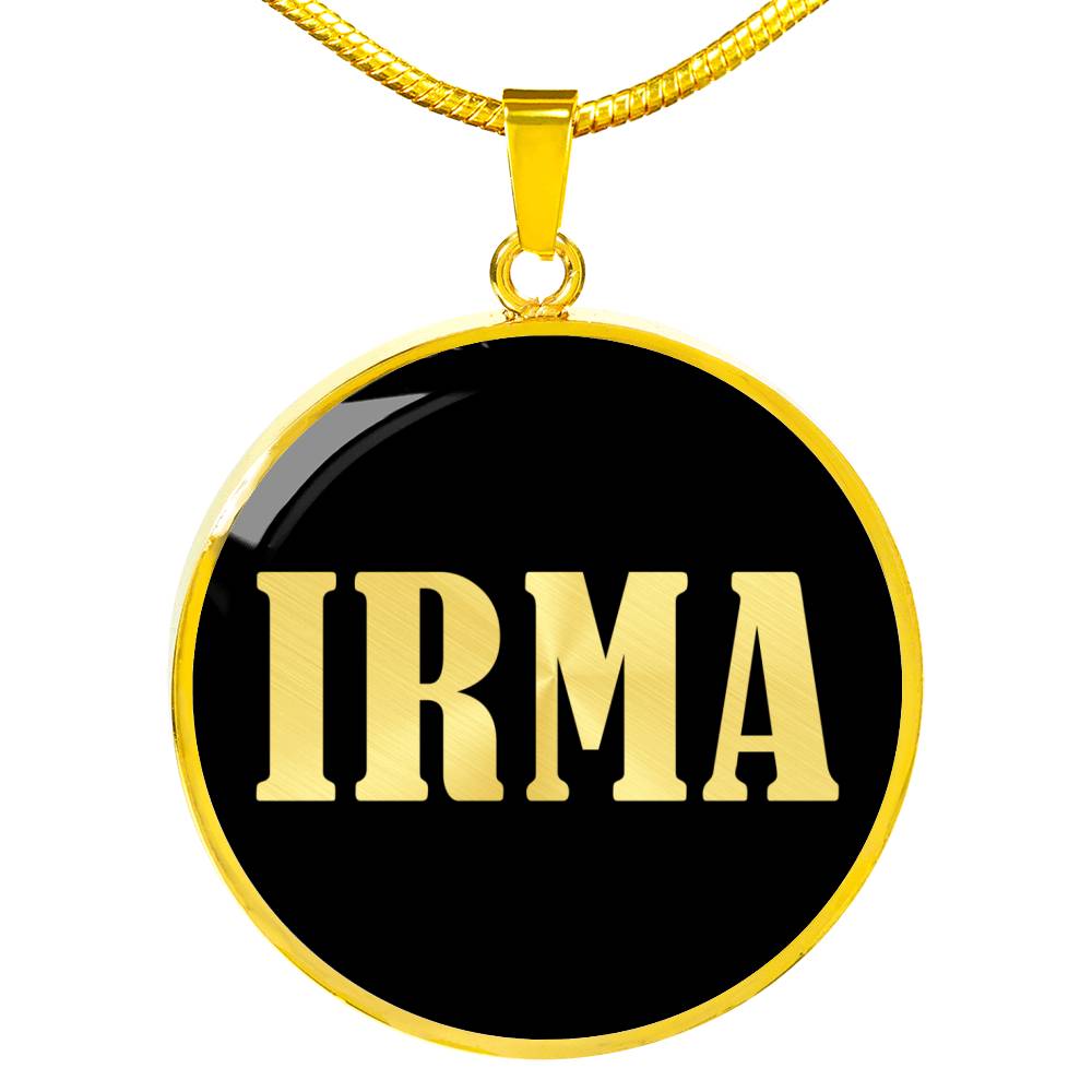 Irma v02 - 18k Gold Finished Luxury Necklace