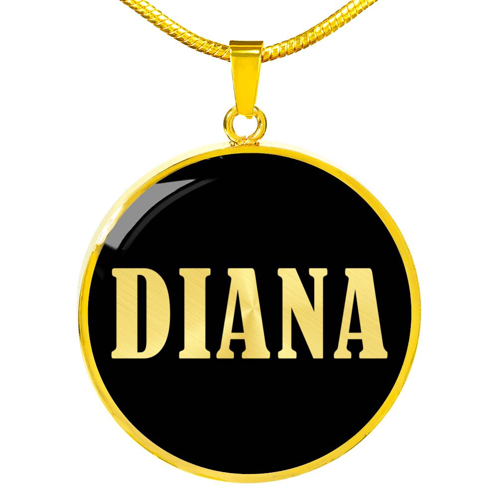 Diana v02 - 18k Gold Finished Luxury Necklace