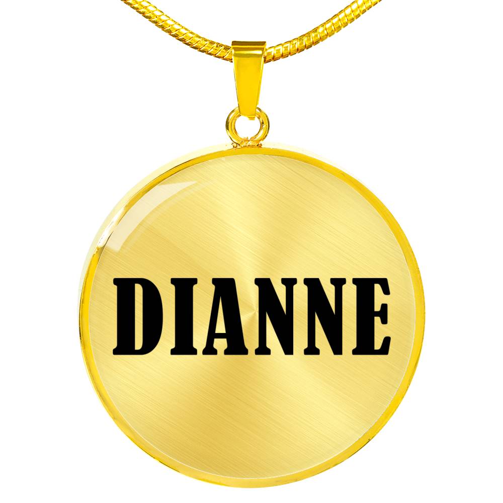 Dianne v01 - 18k Gold Finished Luxury Necklace