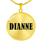 Dianne v01 - 18k Gold Finished Luxury Necklace