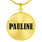 Pauline v01 - 18k Gold Finished Luxury Necklace