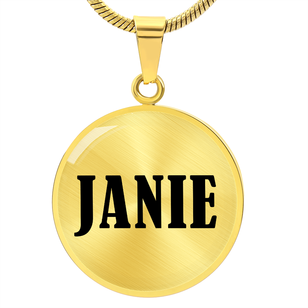 Janie v01 - 18k Gold Finished Luxury Necklace