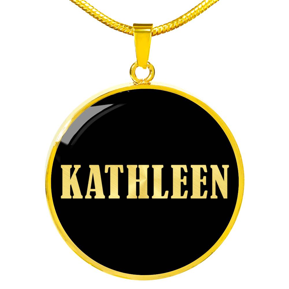Kathleen v02 - 18k Gold Finished Luxury Necklace