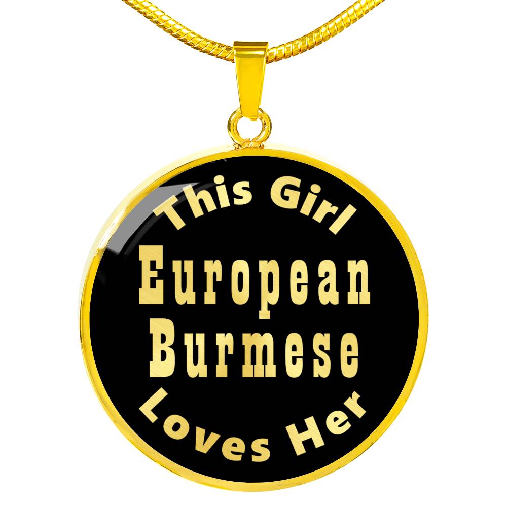 European Burmese v2 - 18k Gold Finished Luxury Necklace