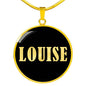 Louise v02 - 18k Gold Finished Luxury Necklace